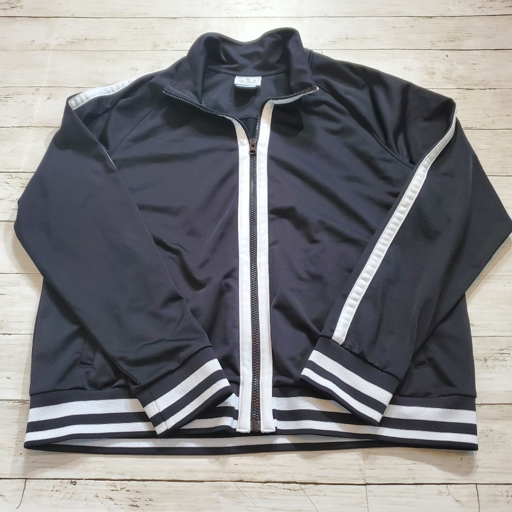 Champion Life Track Jacket Black And White Size Xl Logo Write Out View 3